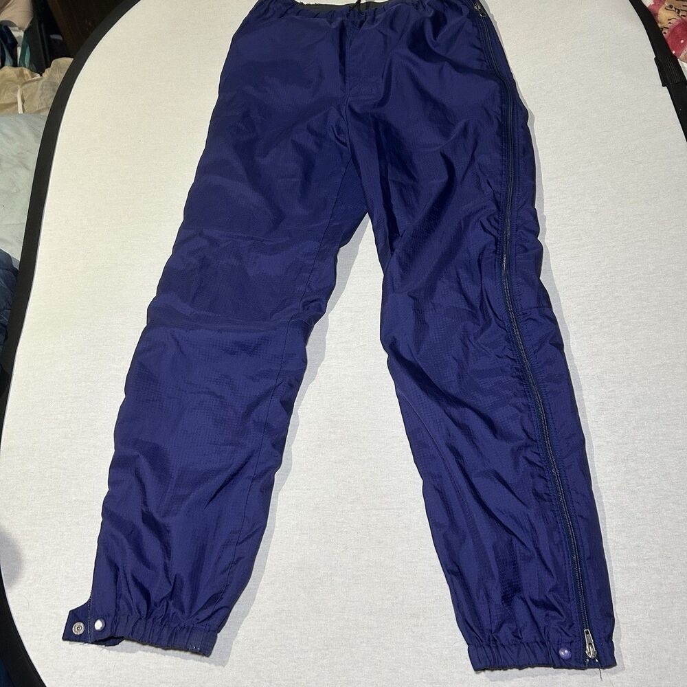 VTG Patagonia nylon zip away wind/rain pants, size M, lightweight